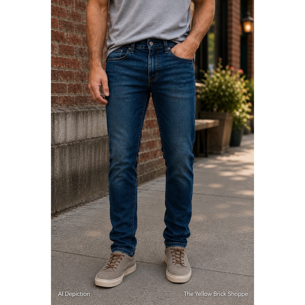 Levi's 511 Skinny Jeans Men's‎ 30x32 Medium Wash Slim Stretch Denim Casual